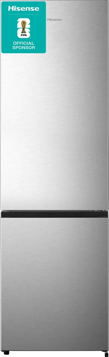 Hisense RB329N4ACE Koel-vriescombinatie 255L - No-Frost - RVS