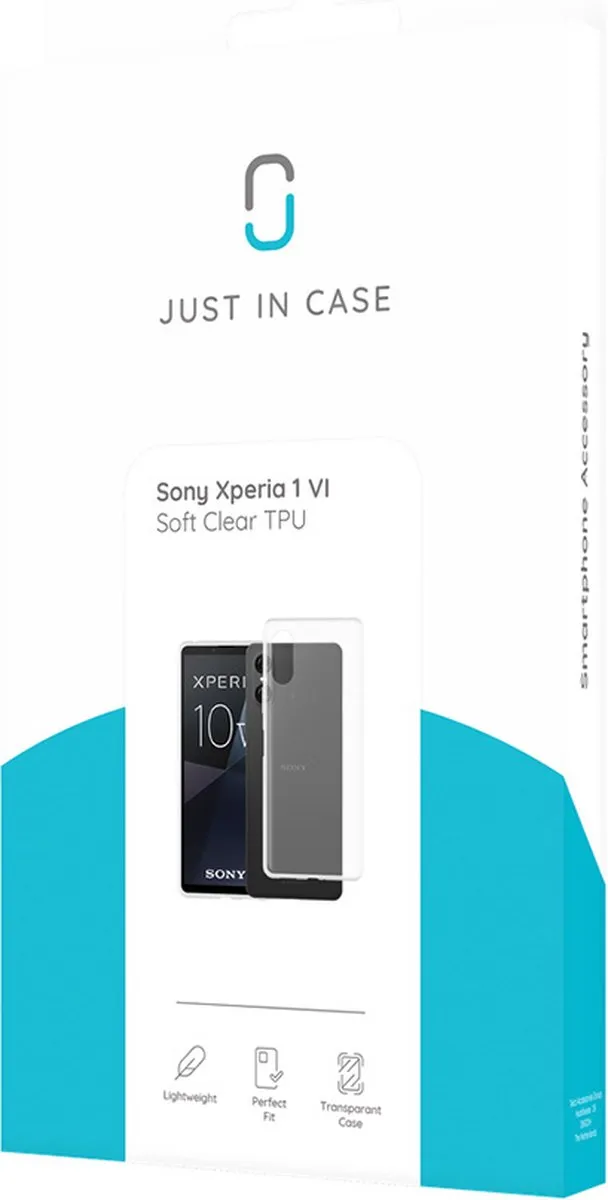 Just in Case Cazy Hoesje Sony Xperia 1 VI - Siliconen - Transparant - 8489630