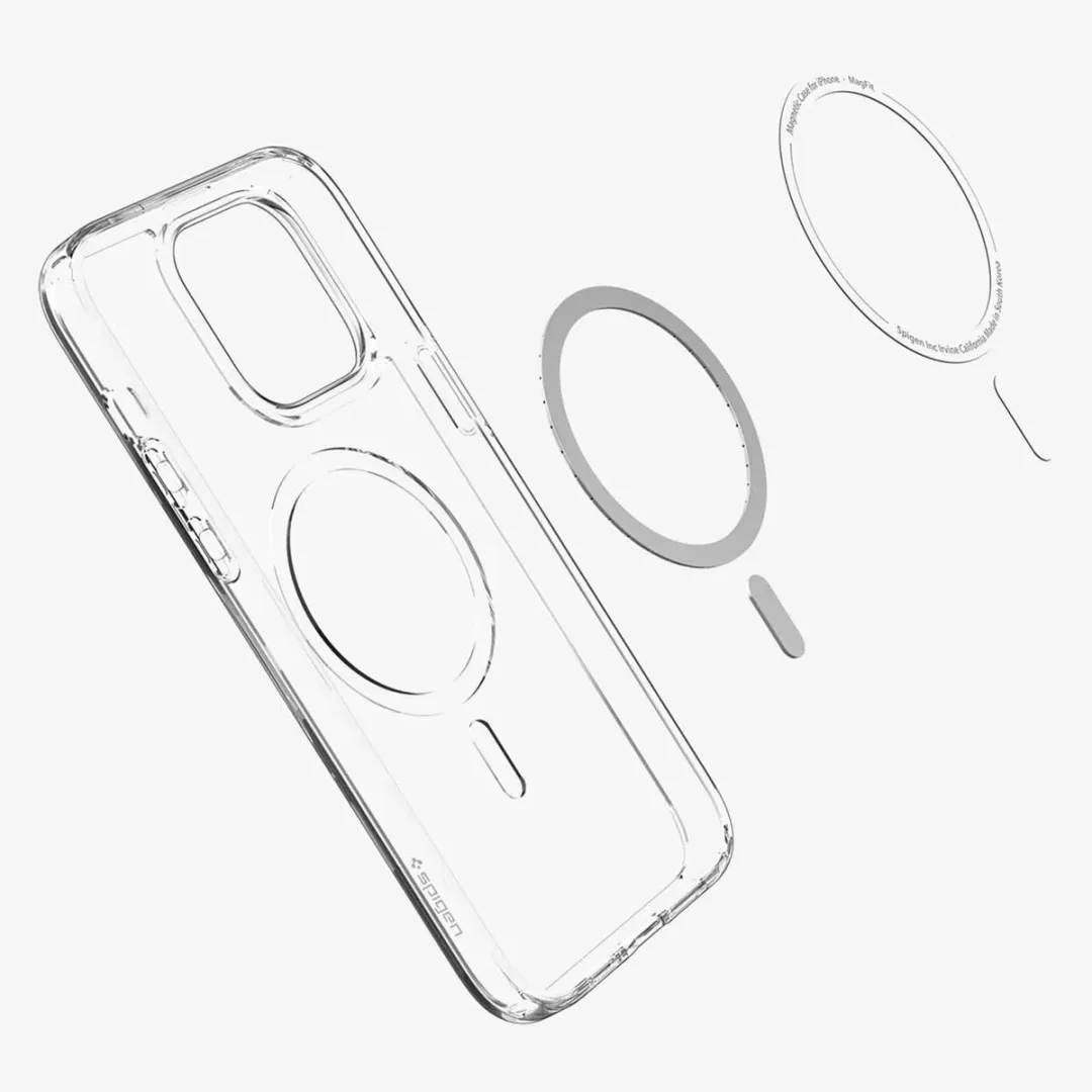 Spigen Ultra Hybrid MagSafe iPhone 14 Pro Max Hoesje ACS04825 - Wit