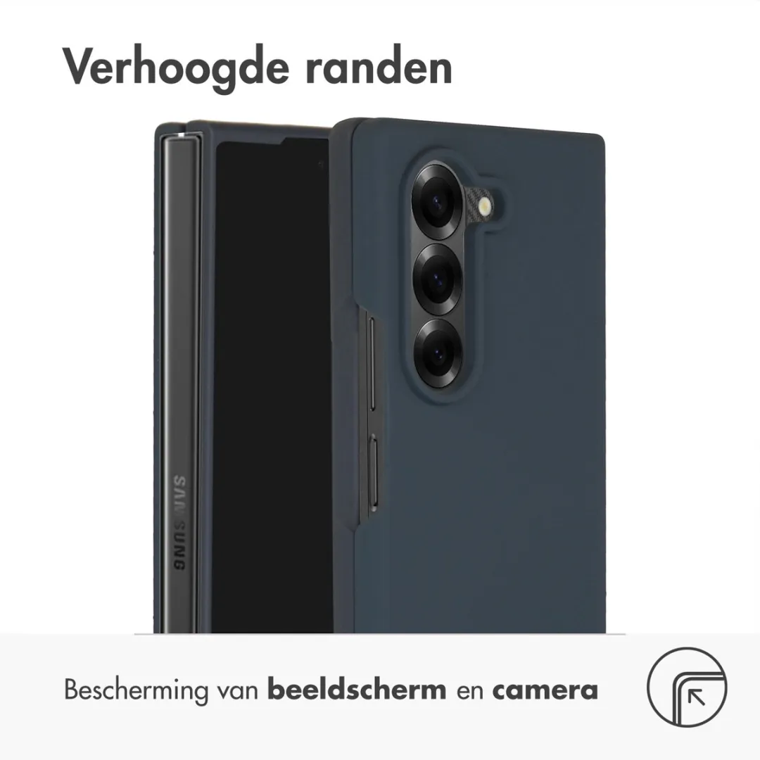 Accezz Hoesje Samsung Galaxy Z Fold 6 - Donkerblauw