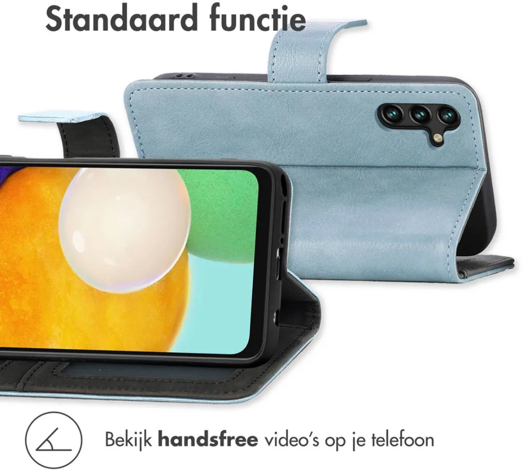 Imoshion Hoesje Samsung Galaxy A13 5G/A04s Lichtblauw - 3 Pasjes
