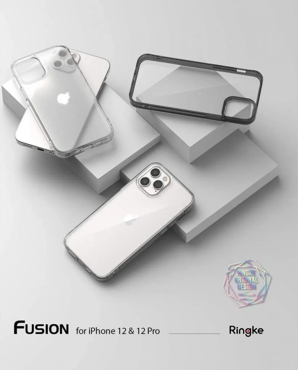 Ringke Fusion Hoesje iPhone 12/12 Pro FSAP0054 - Transparant