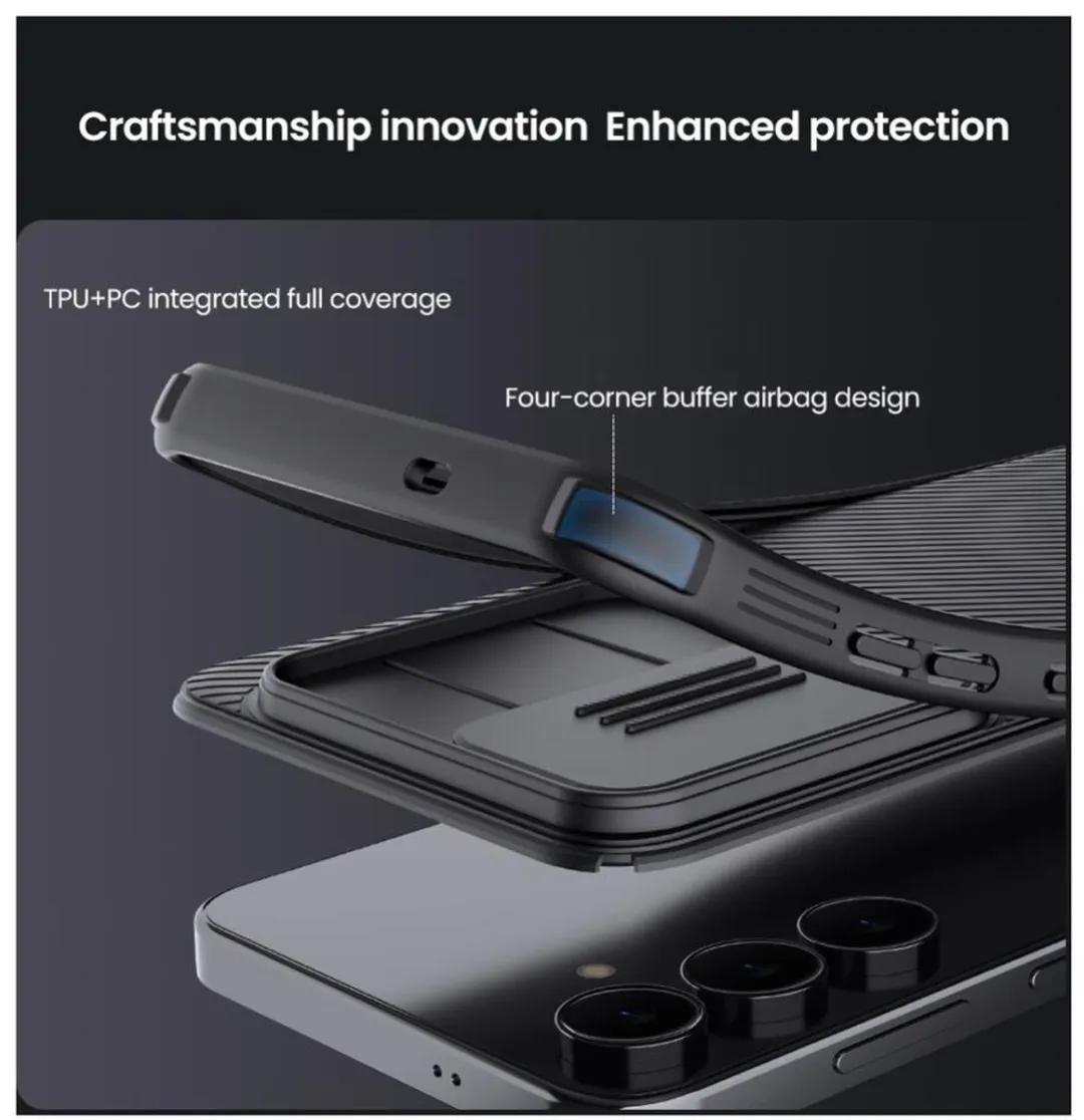 Nillkin CamShield Magnetisch Hoesje Samsung Galaxy S25 FE - Zwart