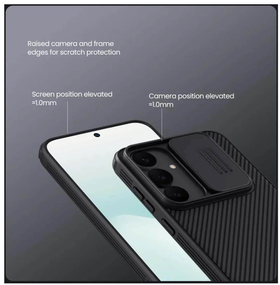 Nillkin CamShield Magnetisch Hoesje Samsung Galaxy S25 FE - Zwart