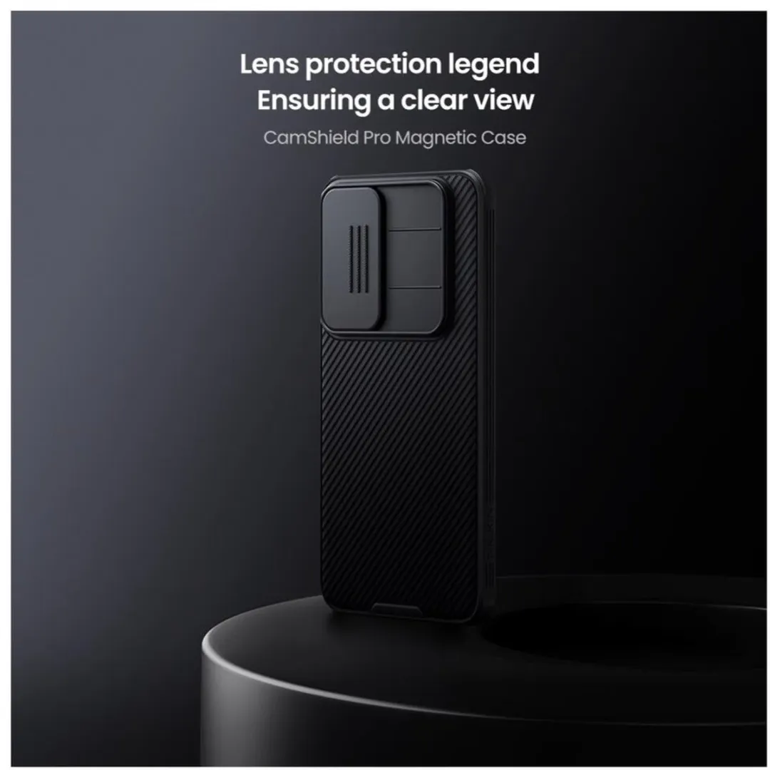 Nillkin CamShield Magnetisch Hoesje Samsung Galaxy S25 FE - Zwart