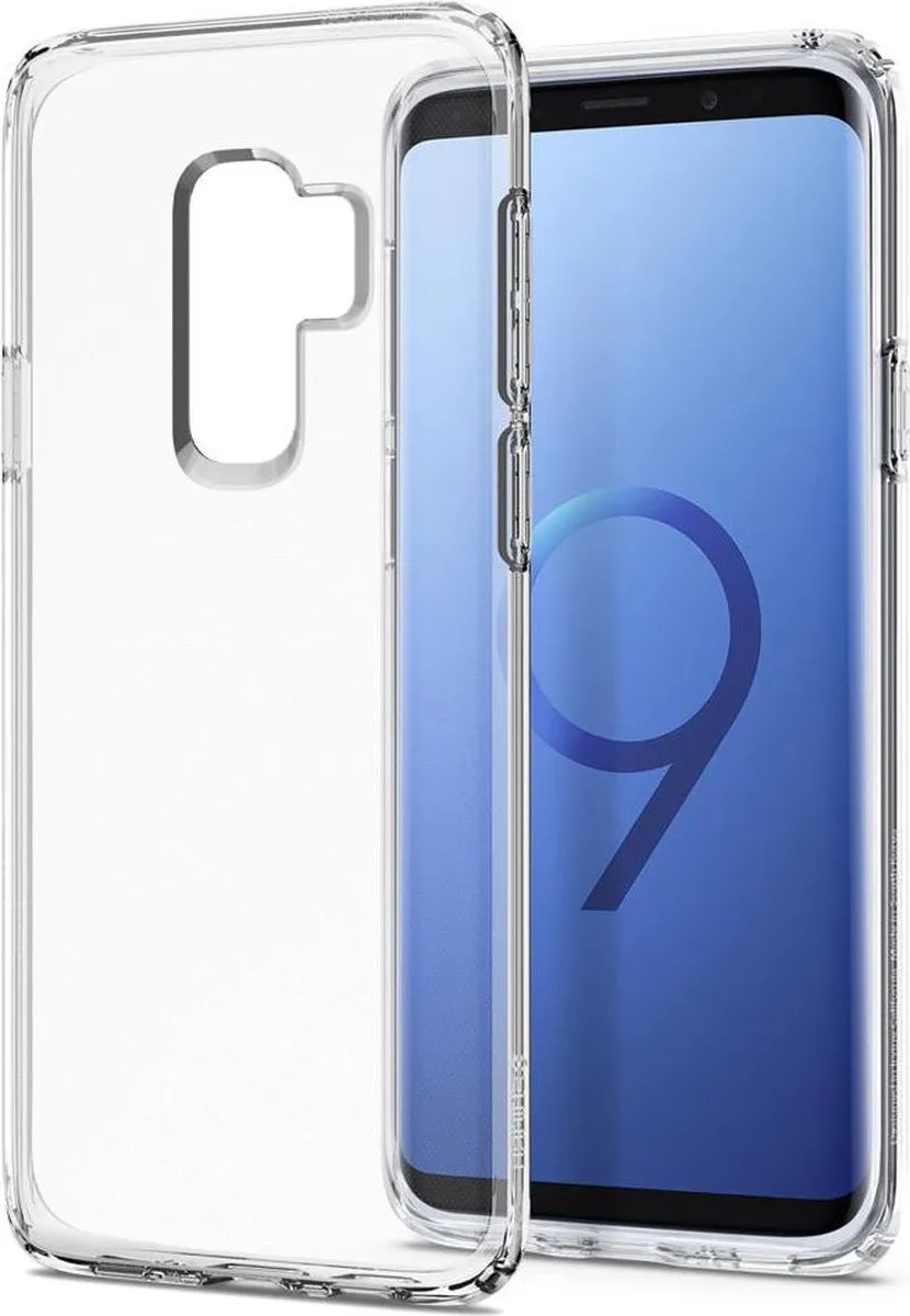 Spigen Liquid Crystal Hoesje Samsung Galaxy S9+ 593CS22913 - Transparant
