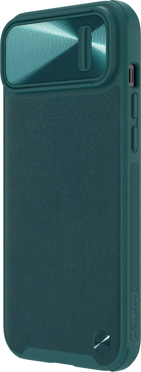 Nillkin CamShield Leather S Case - iPhone 14 Plus - Groen - afbeelding 3 van 6