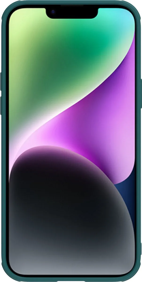 Nillkin CamShield Leather S Case - iPhone 14 Plus - Groen - afbeelding 4 van 6