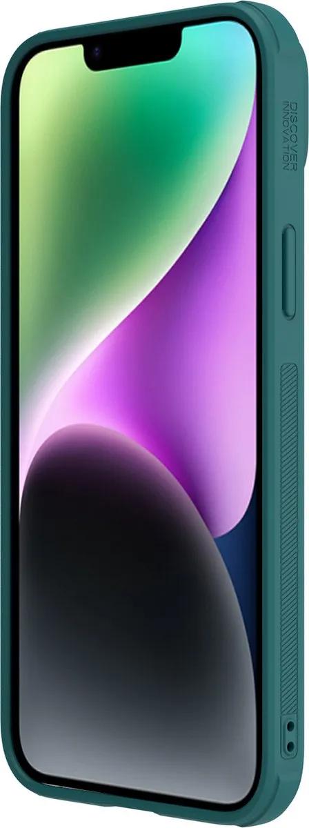 Nillkin CamShield Leather S Case - iPhone 14 Plus - Groen - afbeelding 5 van 6