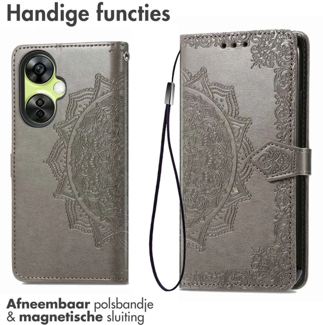 Imoshion Hoesje OnePlus Nord CE 3 Lite - 3 Pasjes - Grijs