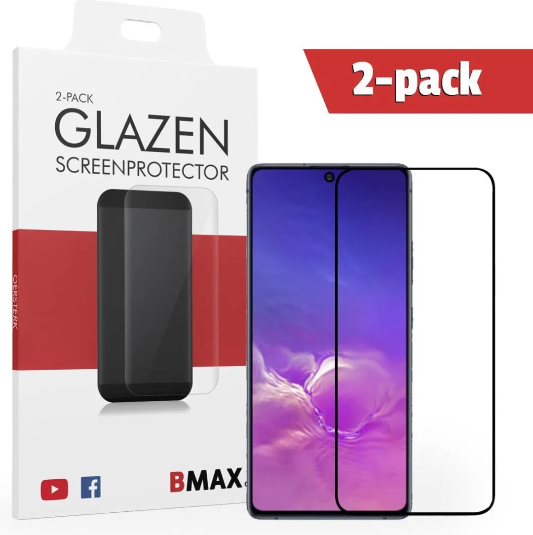 BMAX Glazen Screenprotector Samsung Galaxy S10 Lite