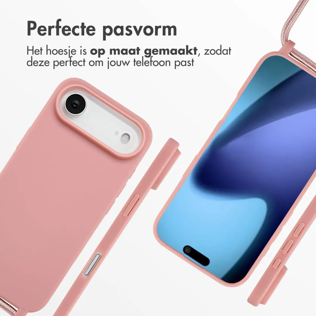 Imoshion iPhone 17 Air Hoesje - Siliconen - Sand Pink - afbeelding 6 van 6