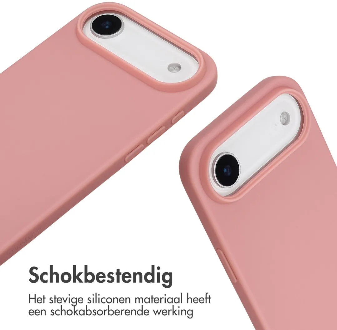 Imoshion iPhone 17 Air Hoesje - Siliconen - Sand Pink