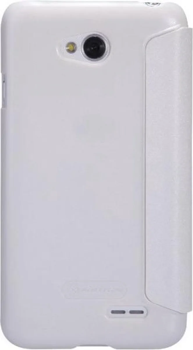 Nillkin Leather Case LG L70 Sparkle Series - 3 Stuks - Wit - afbeelding 3 van 6