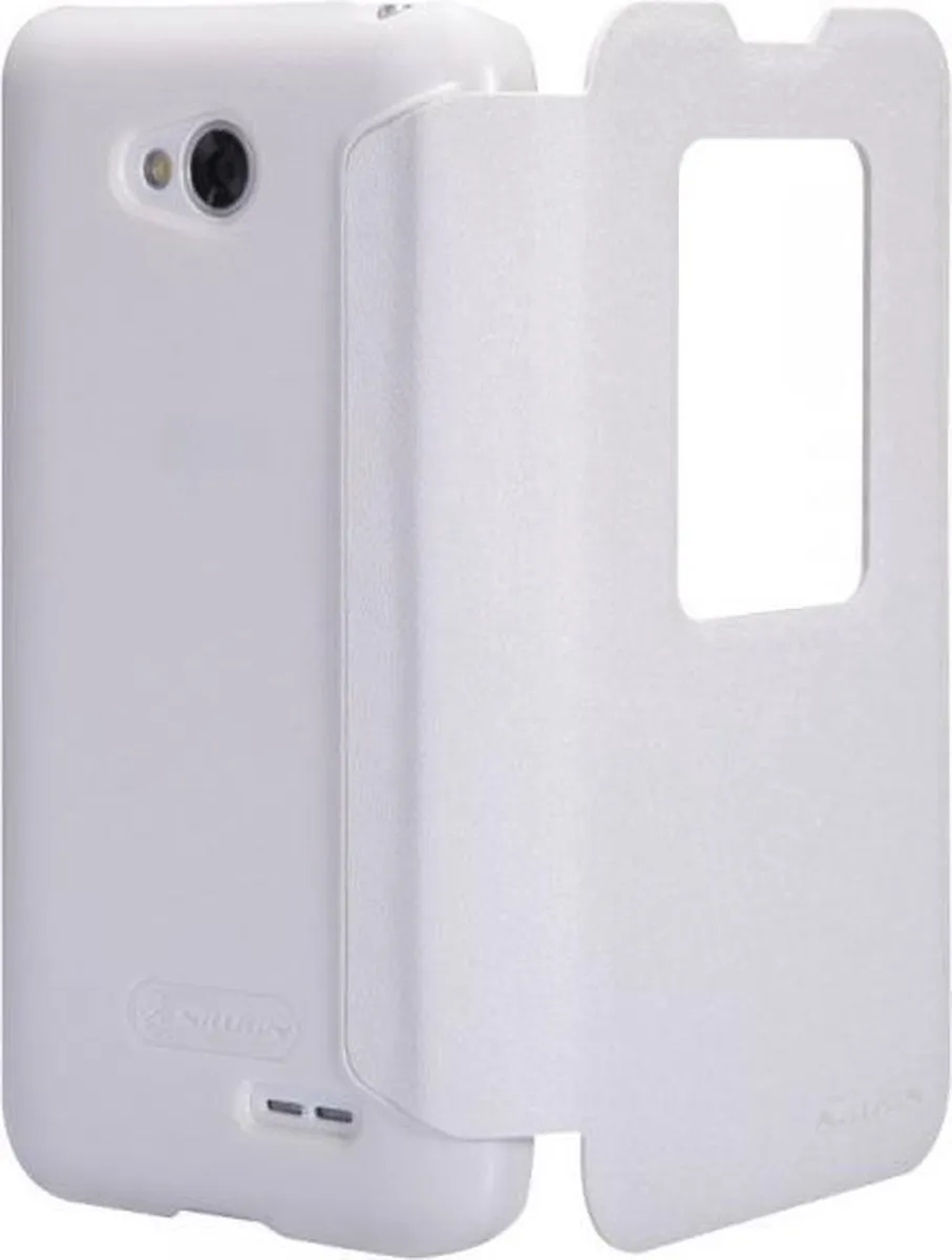 Nillkin Leather Case LG L70 Sparkle Series - 3 Stuks - Wit - afbeelding 4 van 6