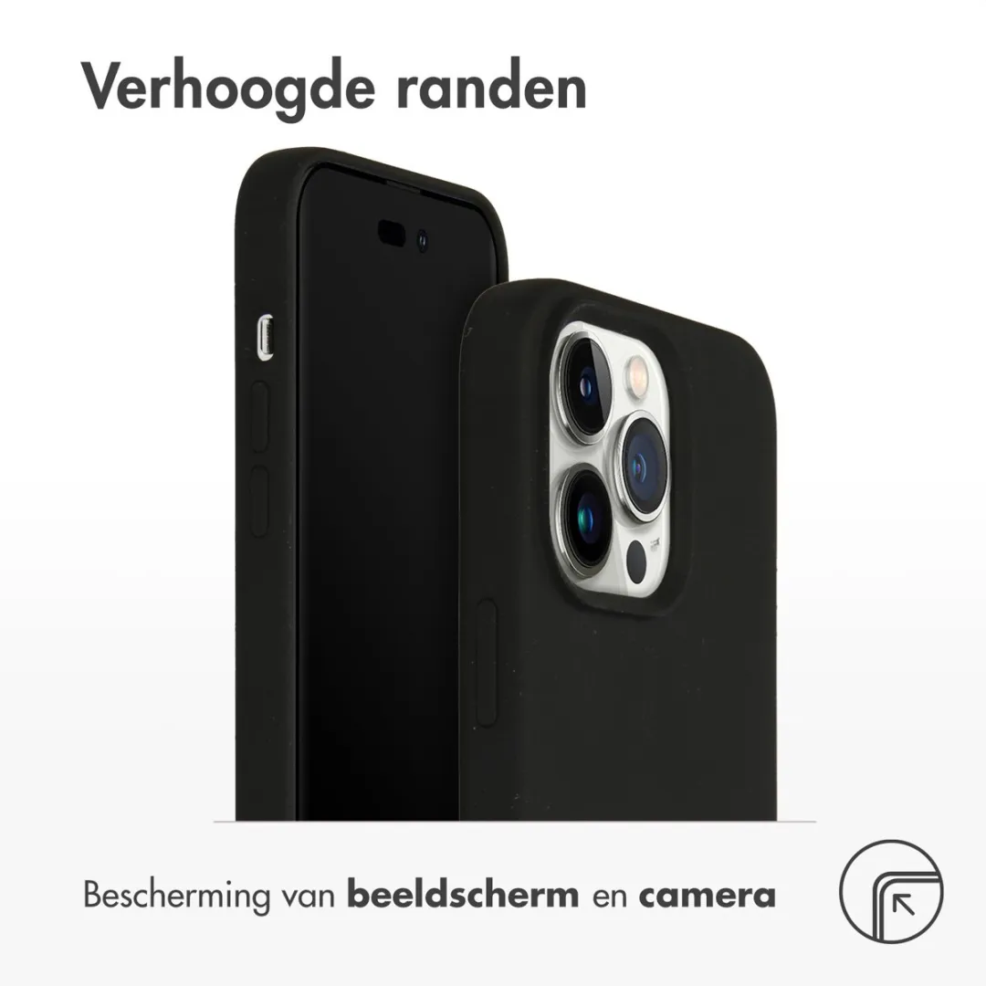 Accezz iPhone 14 Pro Max Hoesje - Zwart