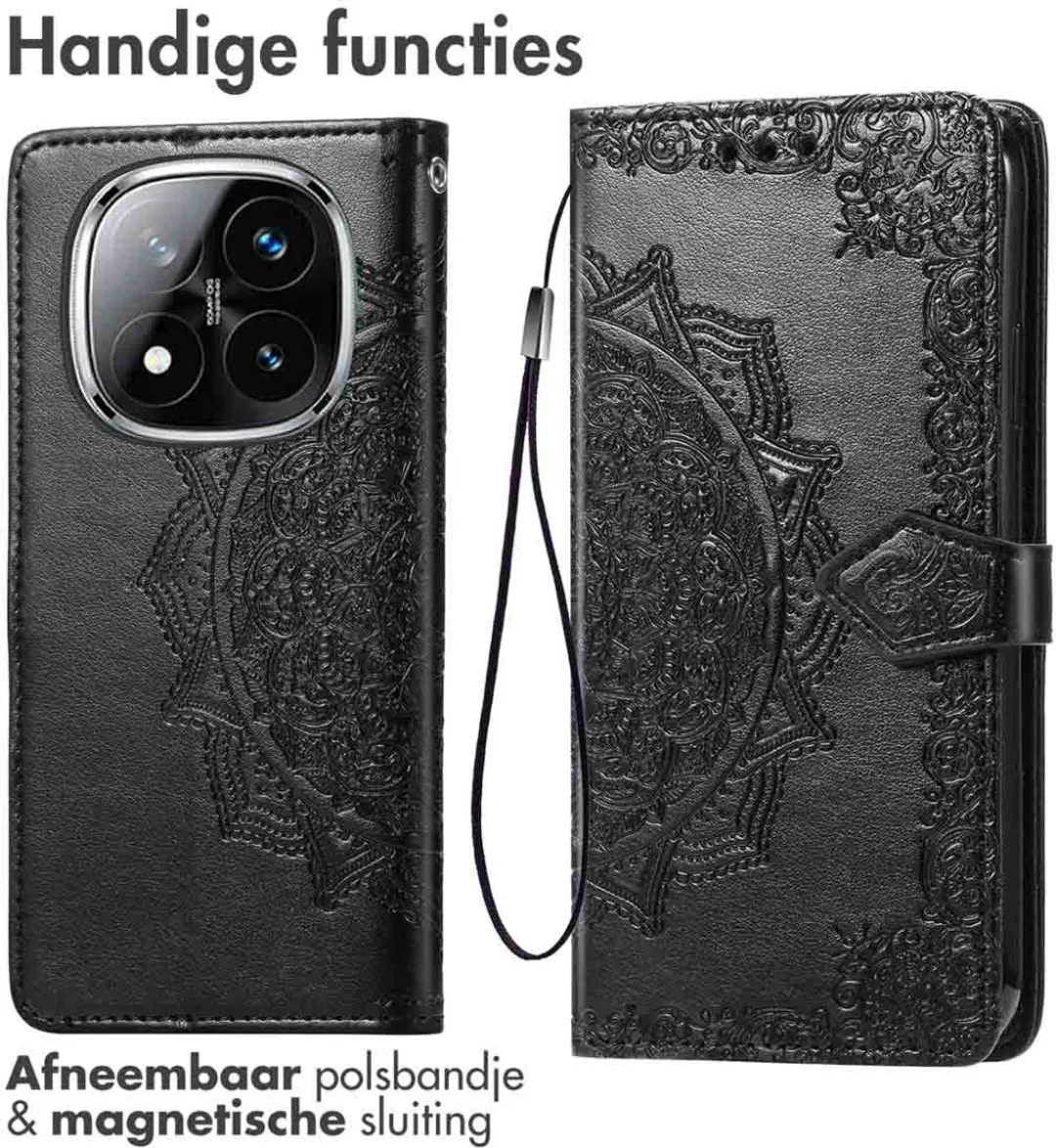Imoshion Hoesje Xiaomi Redmi Note 14 Pro - 3 Pasjes - Zwart