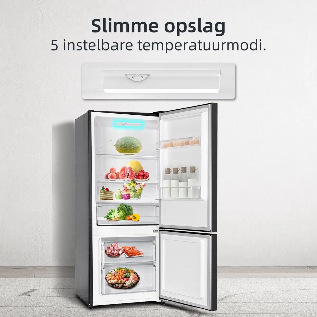 CHiQ FBM205L42 Koel-Vriescombinatie 205L - Low Frost