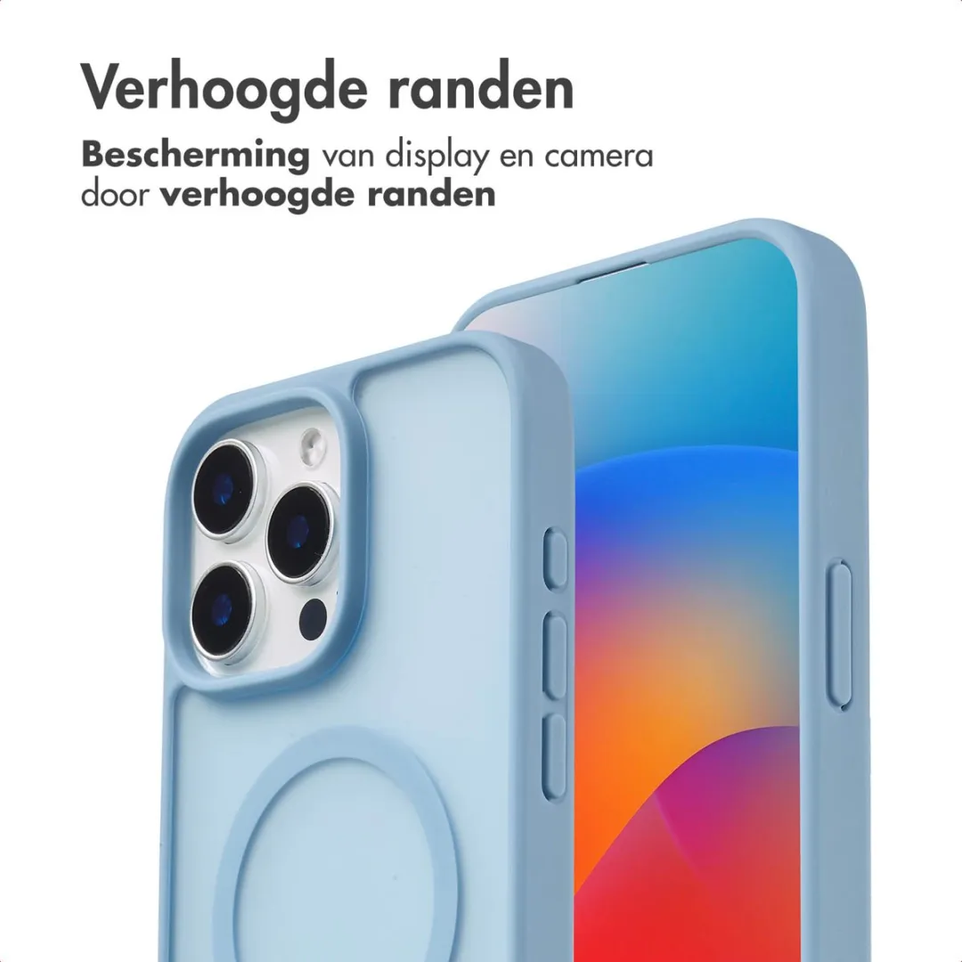 Imoshion Hoesje iPhone 15 Pro Max - MagSafe Lichtblauw