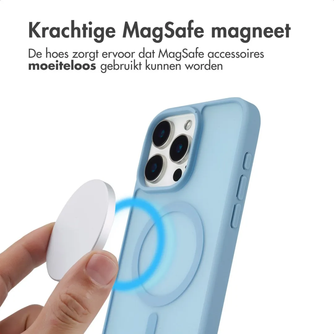 Imoshion Hoesje iPhone 15 Pro Max - MagSafe Lichtblauw