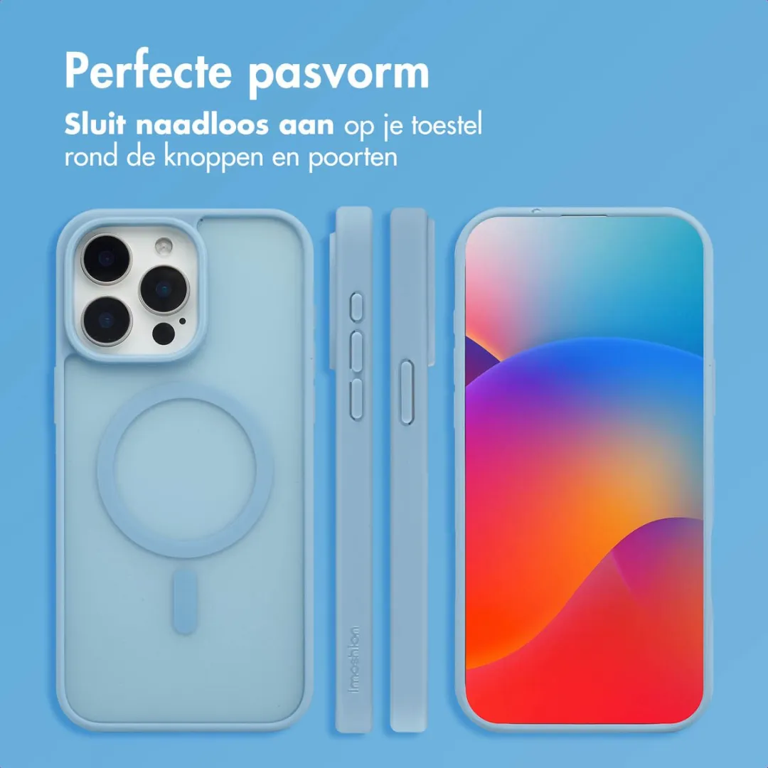 Imoshion Hoesje iPhone 15 Pro Max - MagSafe Lichtblauw - afbeelding 6 van 6