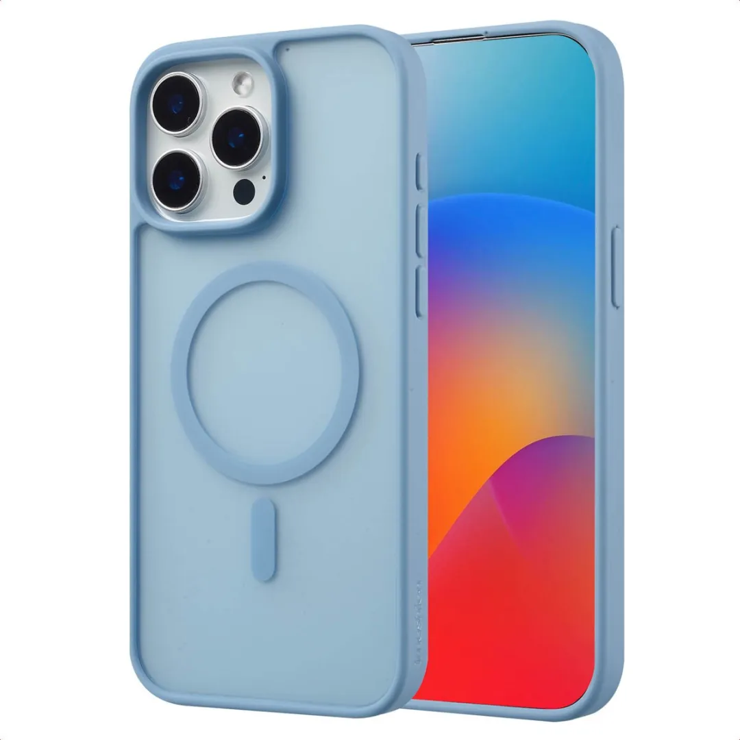 Imoshion Hoesje iPhone 15 Pro Max - MagSafe Lichtblauw