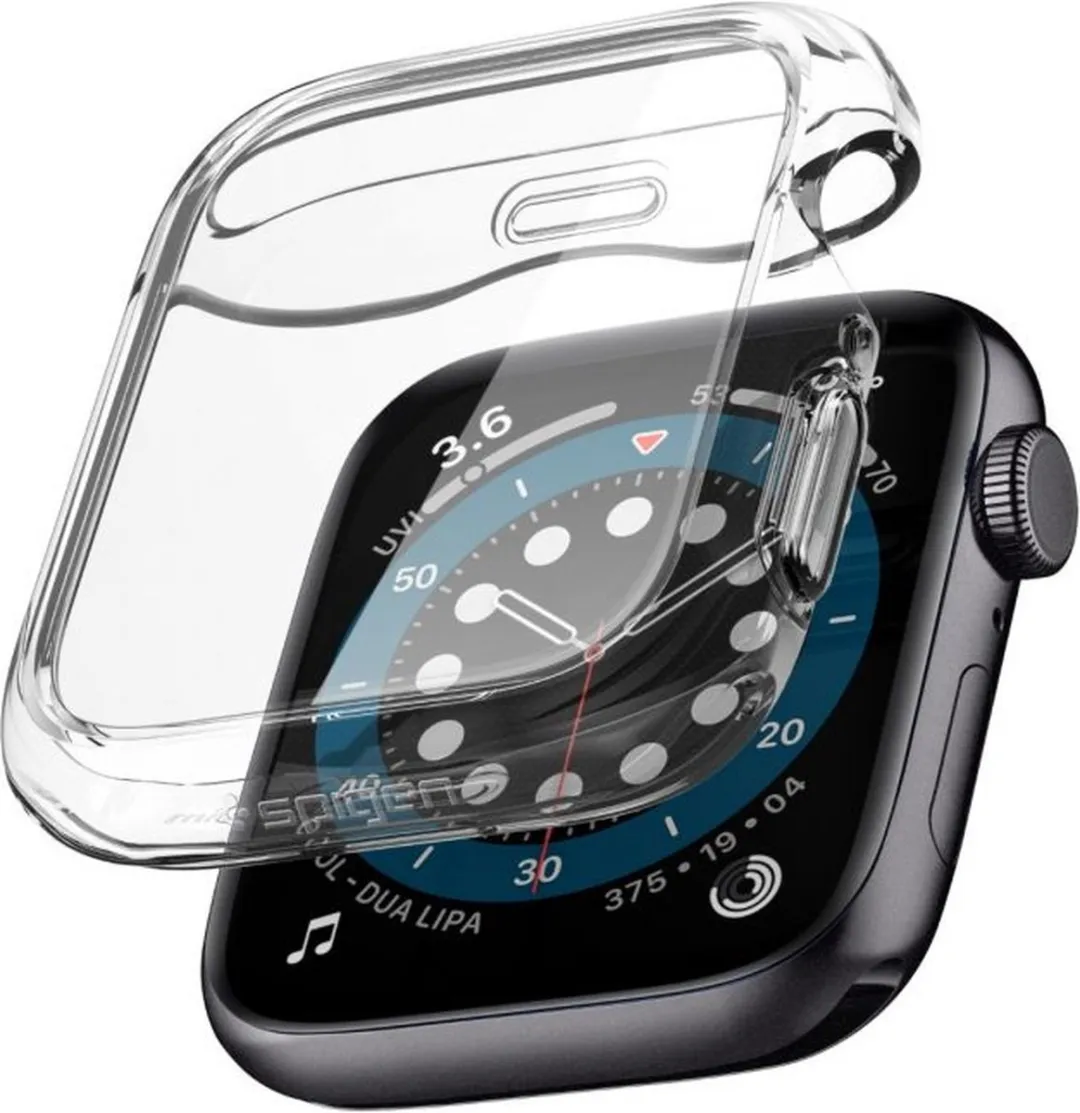 Spigen Ultra Hybrid Hoes Apple Watch 44mm - Transparant
