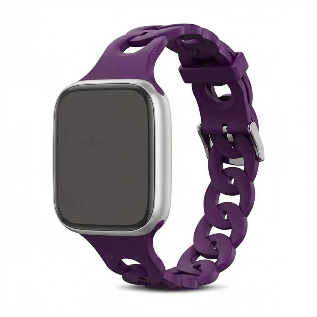 NUVEX Donker Paars Horlogebandje Apple Watch