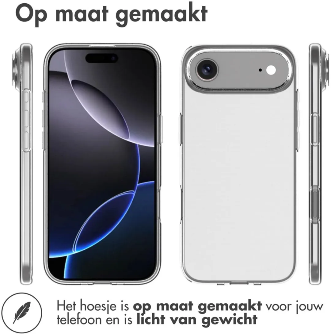 Accezz Hoesje iPhone 17 Air - Transparant