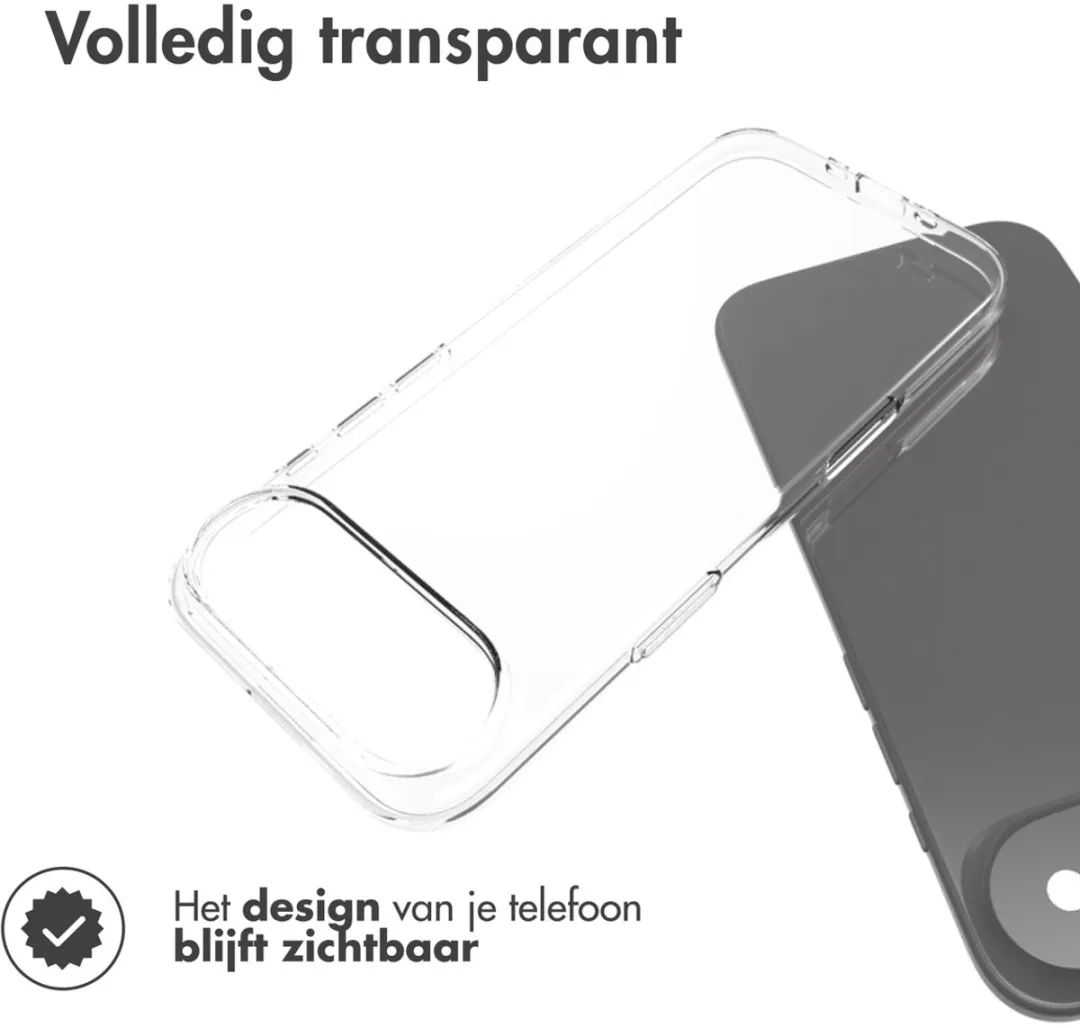 Accezz Hoesje iPhone 17 Air - Transparant