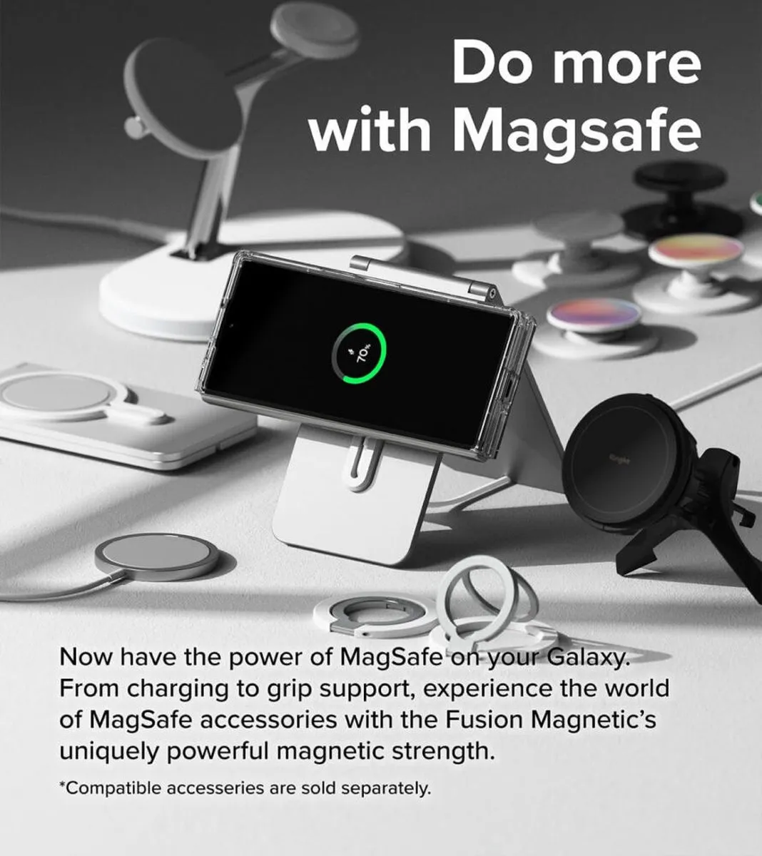 Ringke Fusion Magnetic Hoesje Samsung Galaxy Z Fold 6 - Transparant - afbeelding 6 van 6