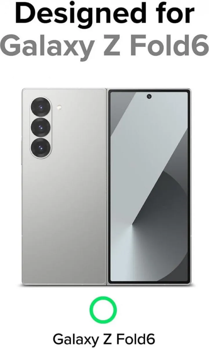 Ringke Fusion Magnetic Hoesje Samsung Galaxy Z Fold 6 - Transparant