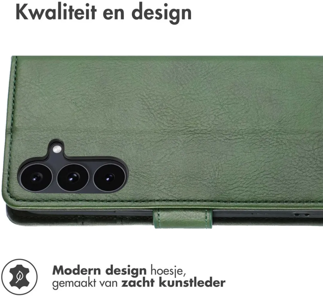 Imoshion Hoesje Samsung Galaxy S25 FE - Groen - 3 Pasjes - afbeelding 2 van 6
