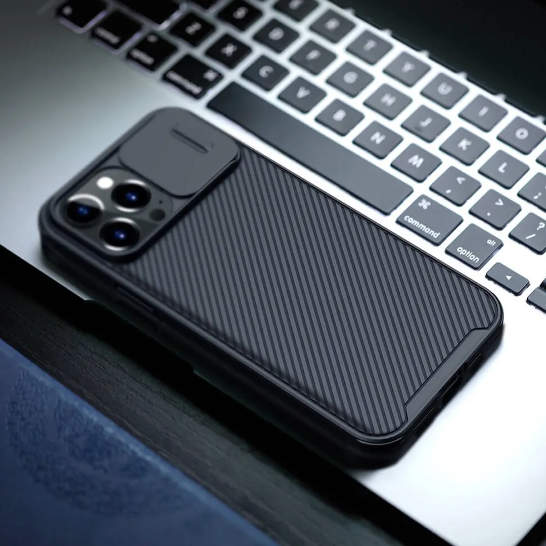 Nillkin CamShield Pro iPhone 14 Pro Hoesje - Zwart