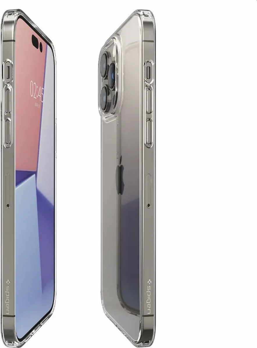 Spigen Air Skin Hybrid ACS04952 Hoesje - iPhone 14 Pro - Transparant