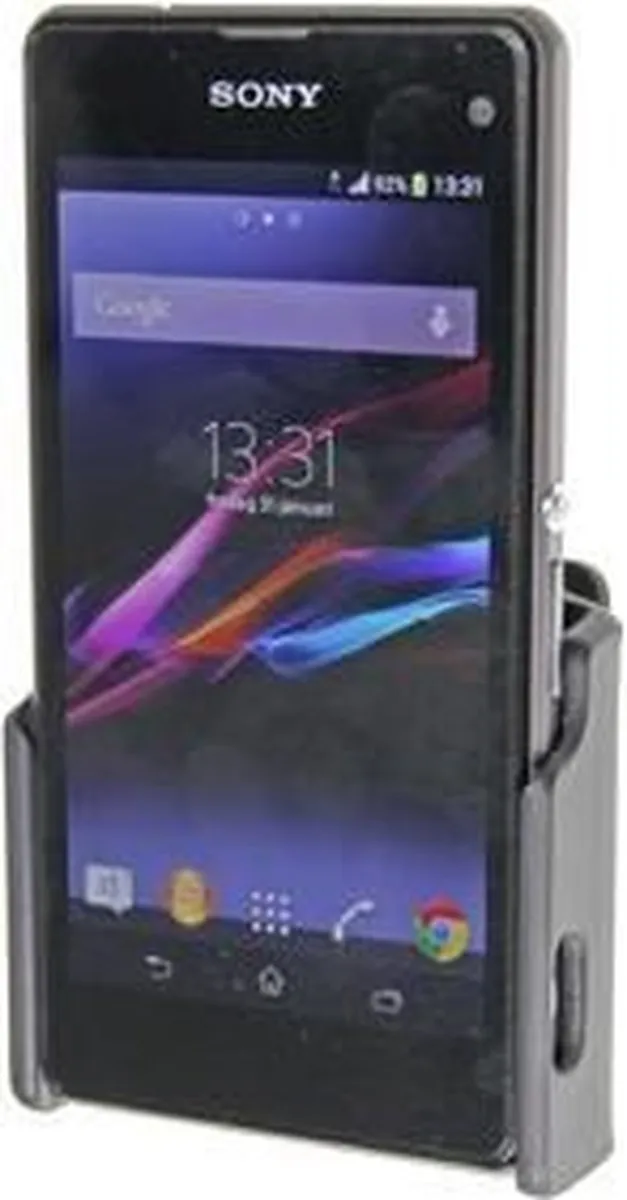 Brodit Passieve Houder Sony Xperia Z1 Compact - Zwart