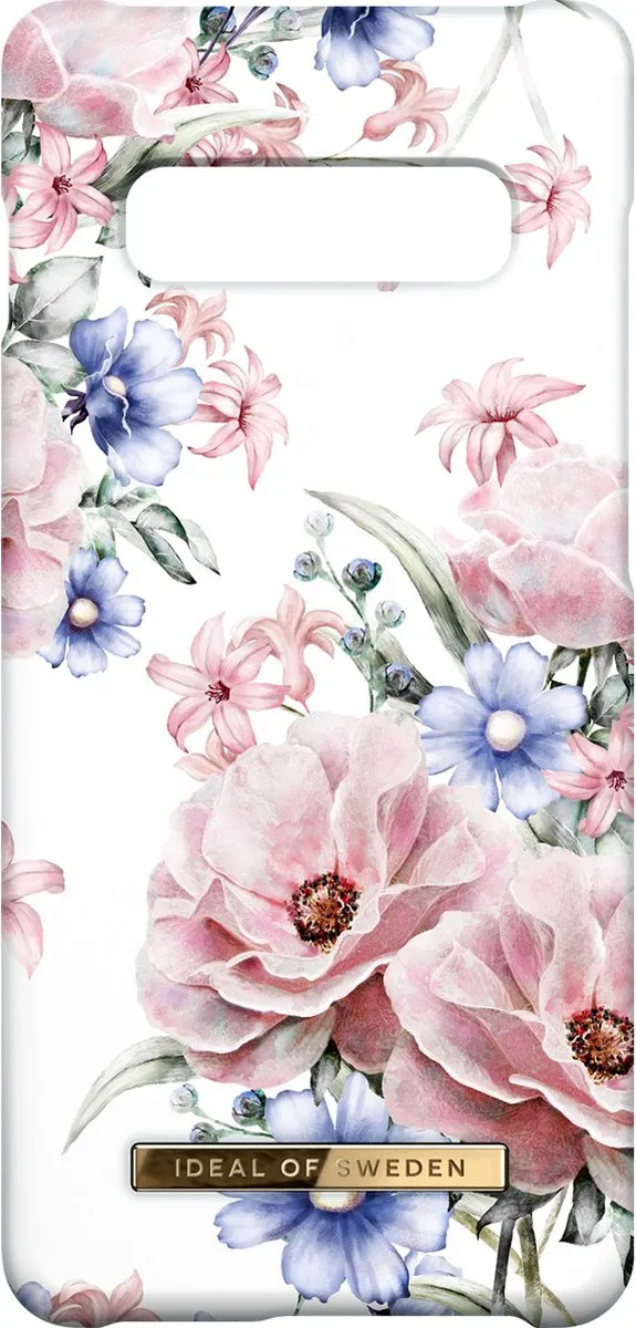 iDeal of Sweden Samsung Galaxy S10+ Floral Romance Hoesje - Wit/Roze