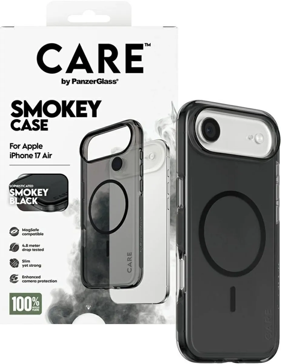 PanzerGlass Hoesje iPhone Air MagSafe 5715685026966 - Zwart