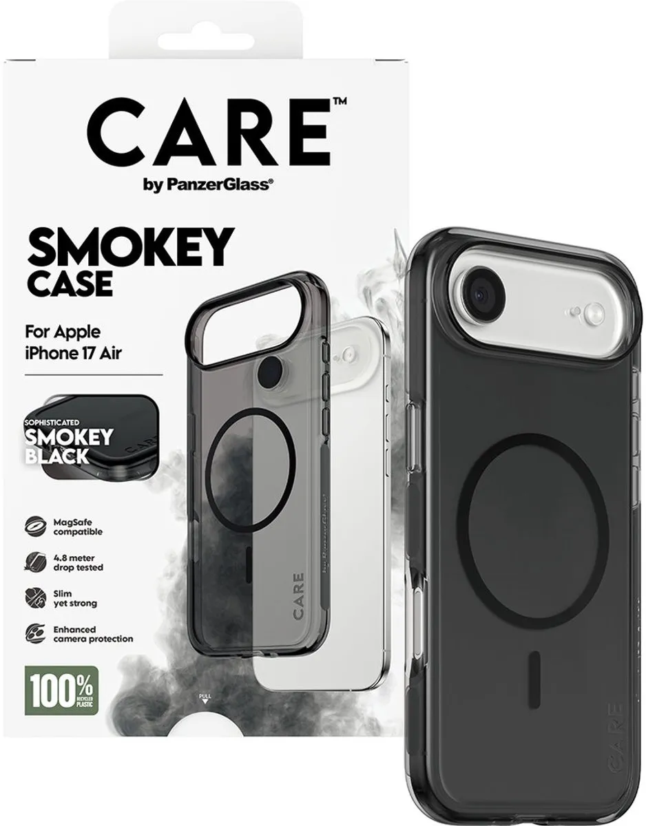 PanzerGlass Hoesje iPhone Air MagSafe 5715685026966 - Zwart