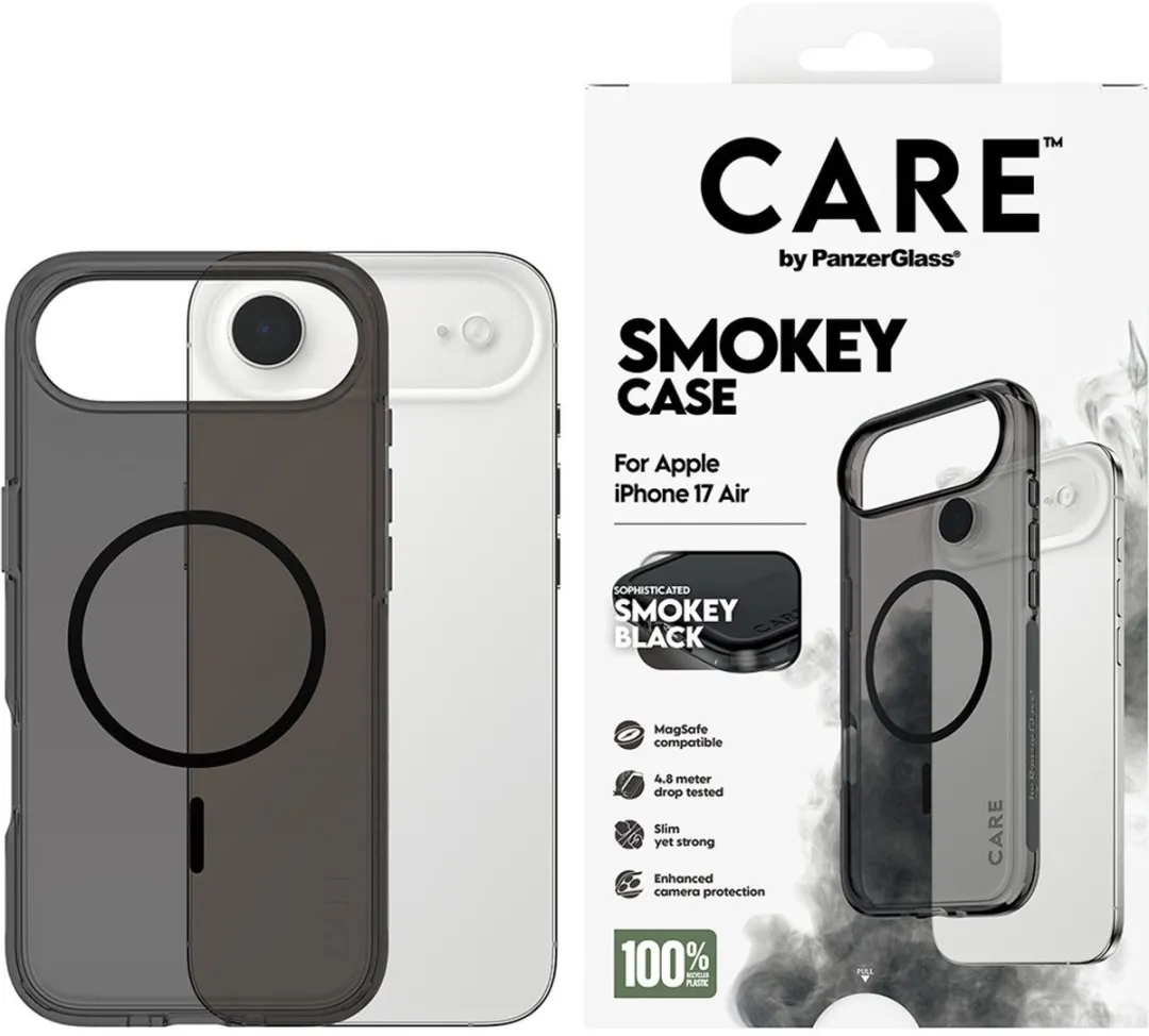 PanzerGlass Hoesje iPhone Air MagSafe 5715685026966 - Zwart