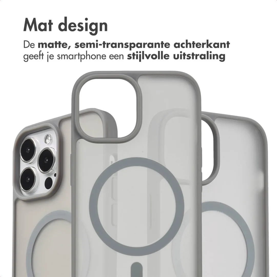 imoshion Hoesje iPhone 13 Pro Max - Grijs - MagSafe