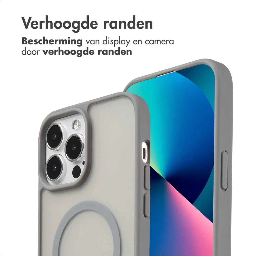imoshion Hoesje iPhone 13 Pro Max - Grijs - MagSafe