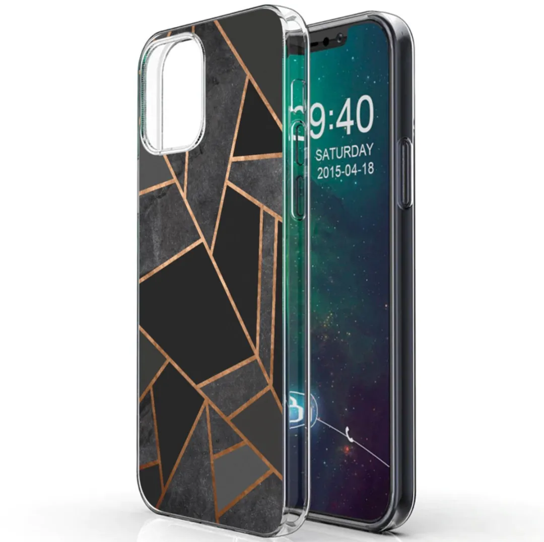 Imoshion Hoesje iPhone 12 Mini Black Graphic