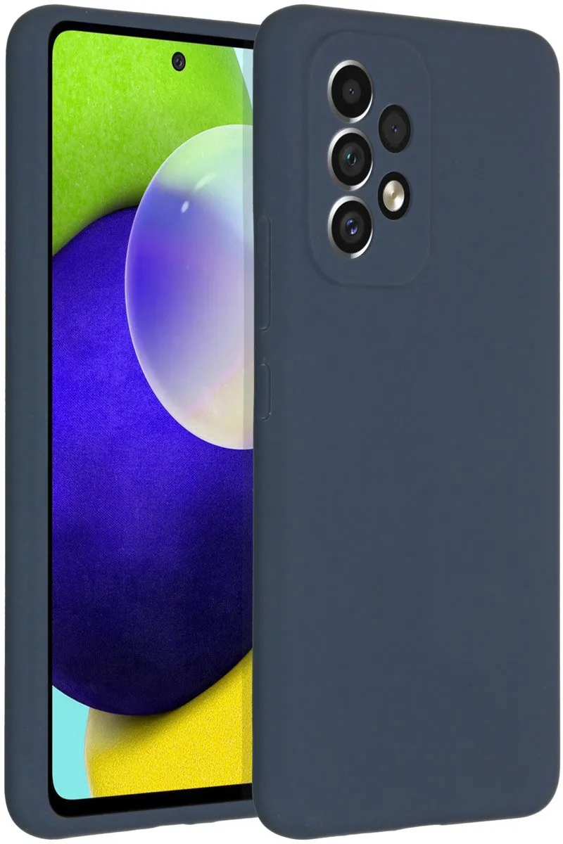 Accezz Hoesje Samsung Galaxy A53 - Donkerblauw