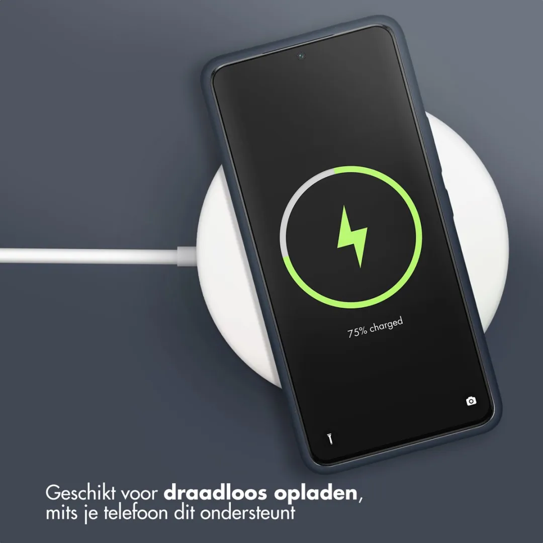 Accezz Hoesje Samsung Galaxy A53 - Donkerblauw