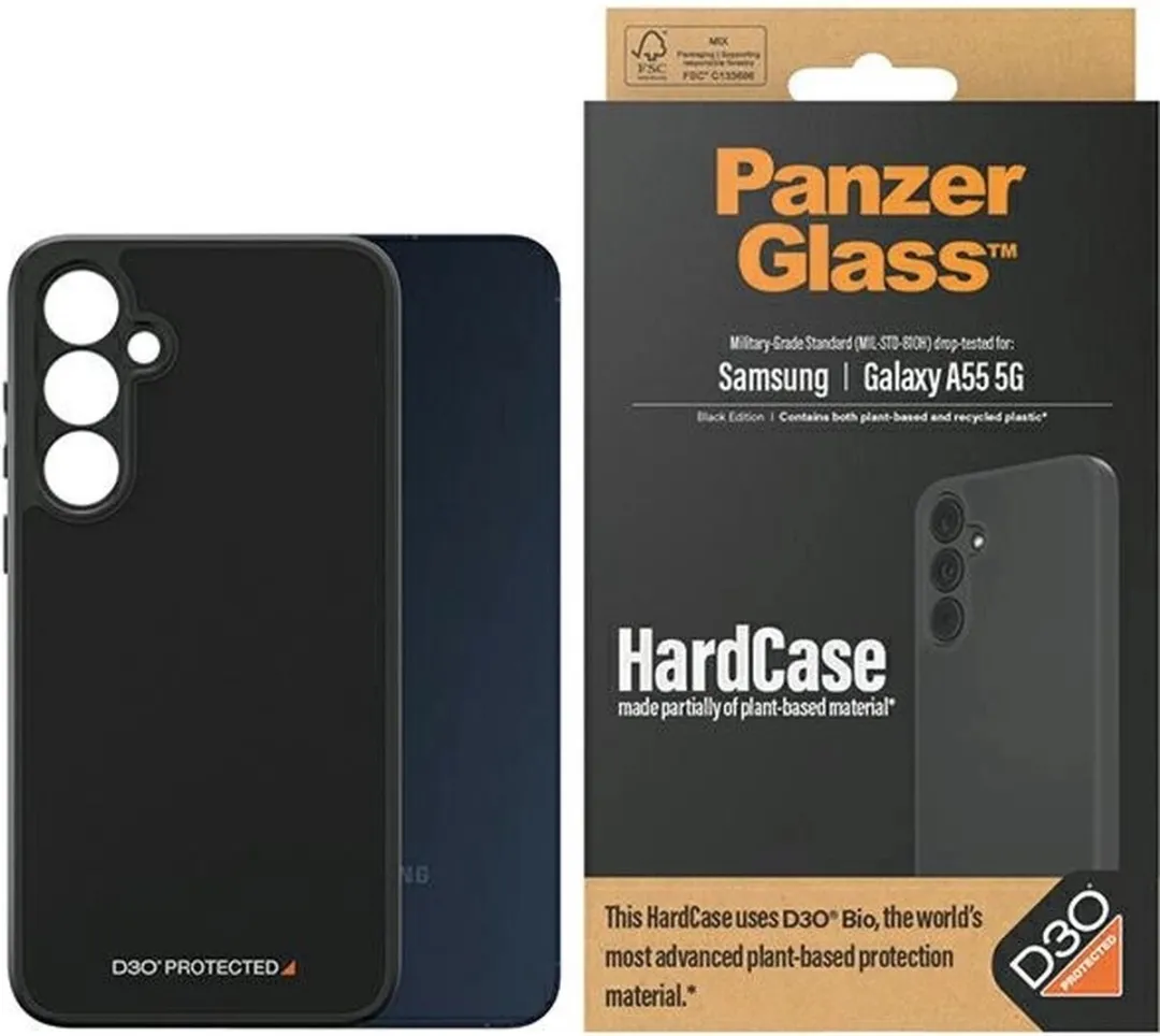PanzerGlass Samsung Galaxy A55 HardCase D3O - Zwart