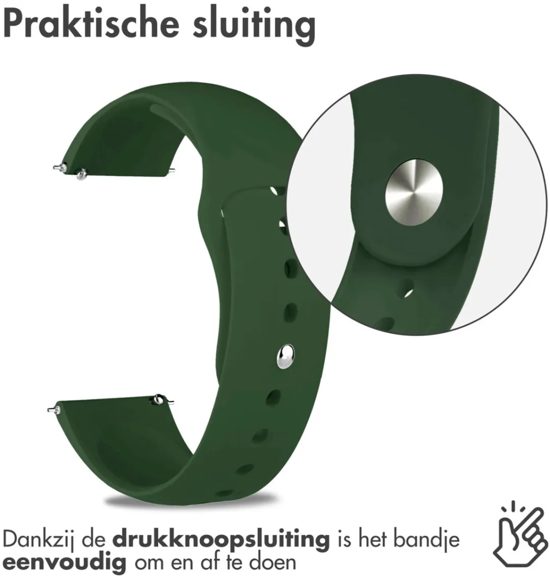 Imoshion Siliconen Sportband 18mm - Donkergroen