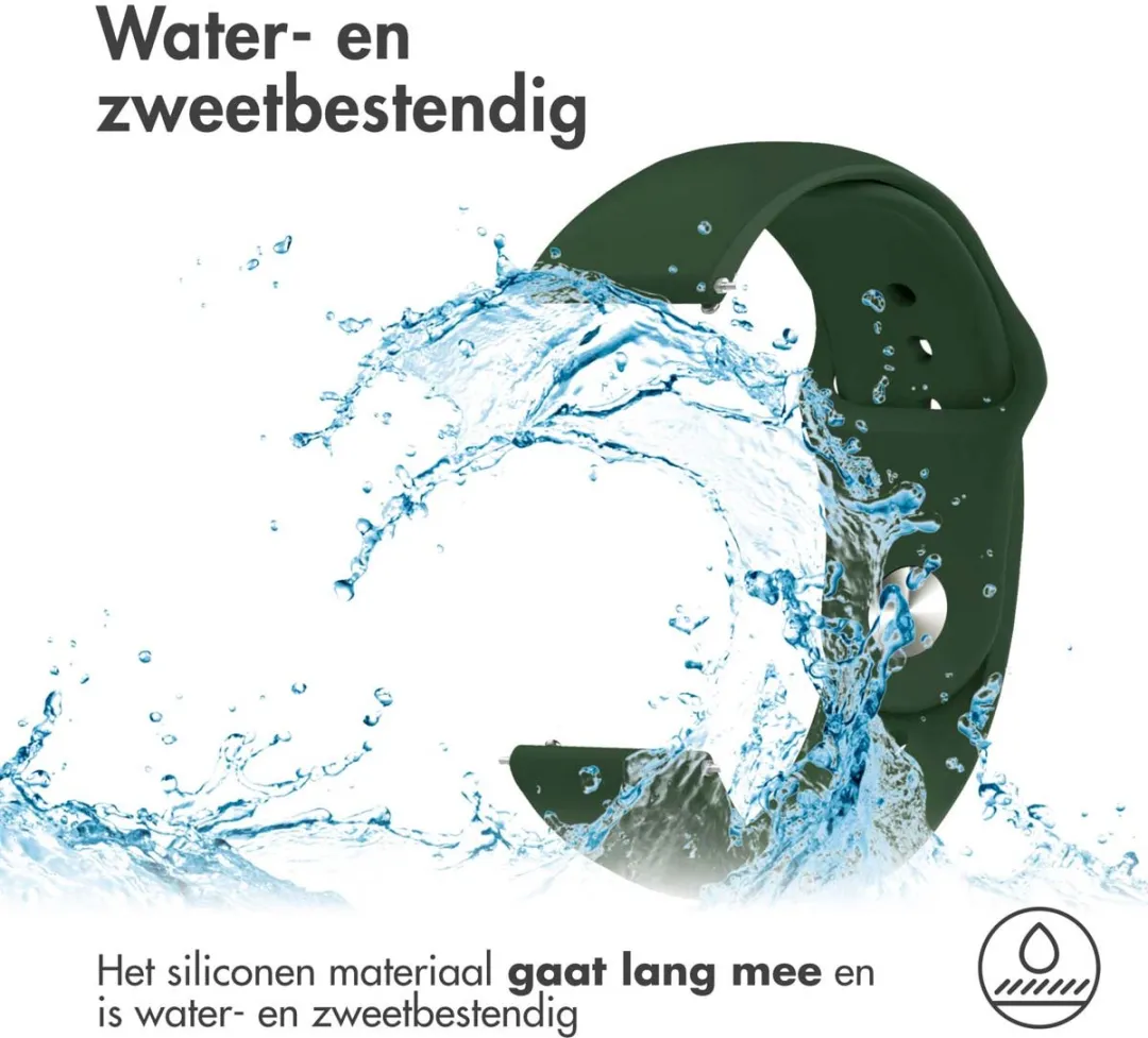 Imoshion Siliconen Sportband 18mm - Donkergroen