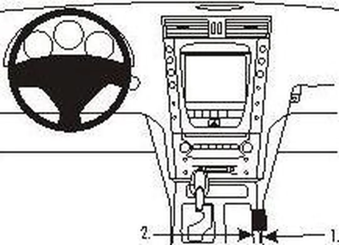 Brodit ProClip 833619 Houder - Lexus GS 2005-2012 - Zwart