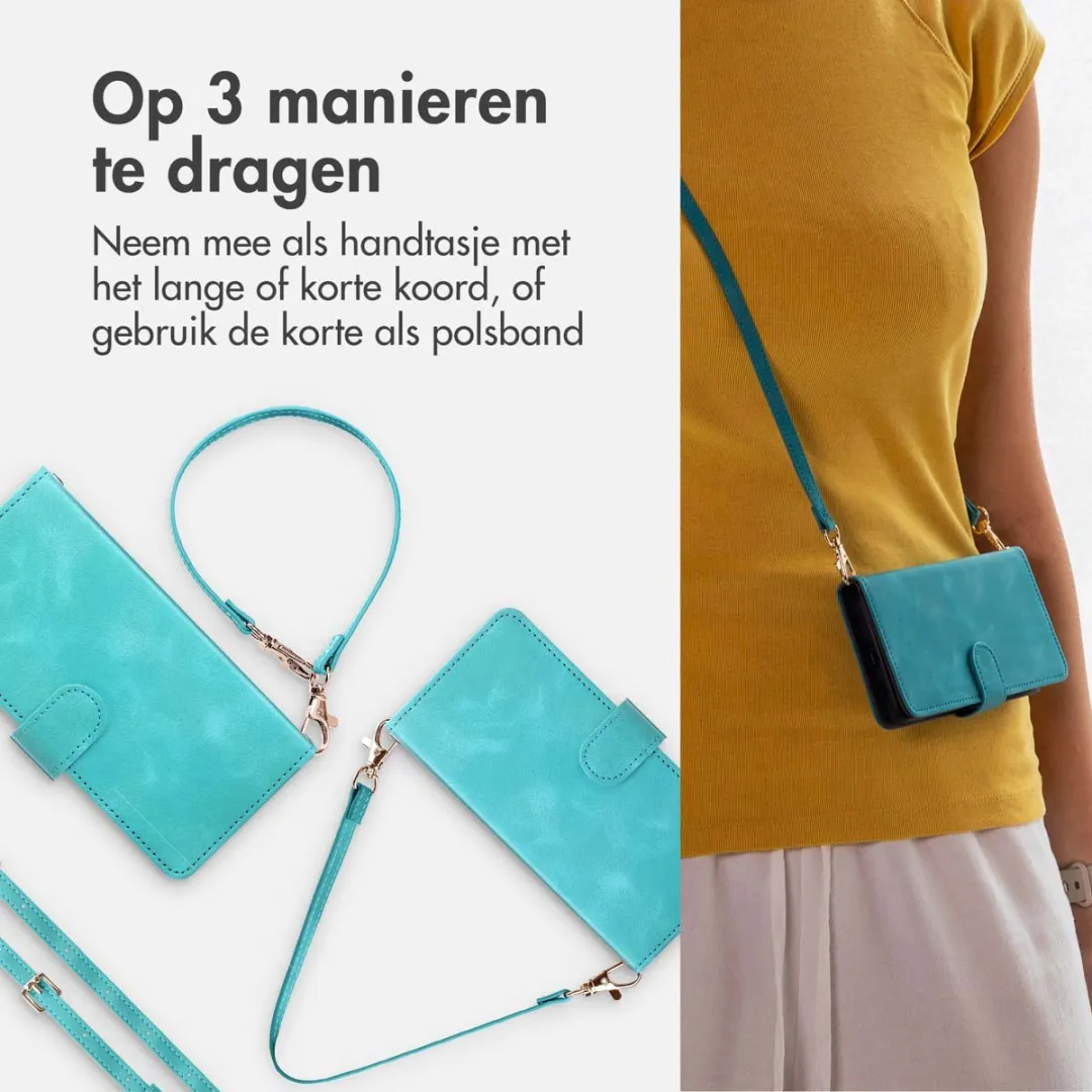 Imoshion Bookcase Hoesje Samsung Galaxy S25 Plus - 3 Pasjes - Turquoise